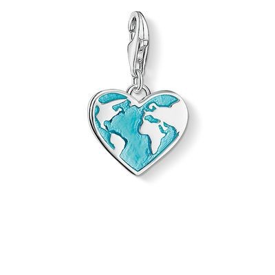 Thomas Sabo Heart globe charm 1429-007-17
