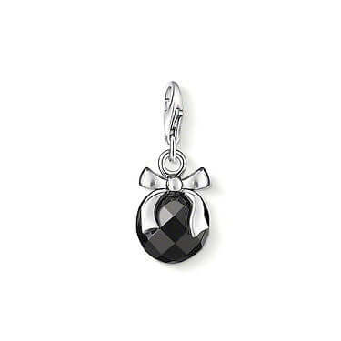  Thomas Sabo Obsidian rusetti charm 0868-023-11