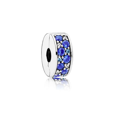Pandora Blue Mosaic Shining Elegance Clip hela 791817NSBMX
