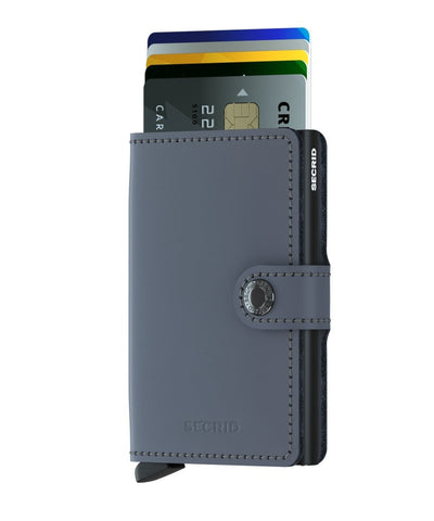 Secrid Miniwallet Matte Grey Black lompakko