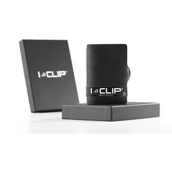 I-Clip Extra soft Calf Leather, Black lompakko