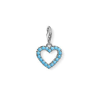  Thomas Sabo Charm Club turkoosi sydän 1572-699-17