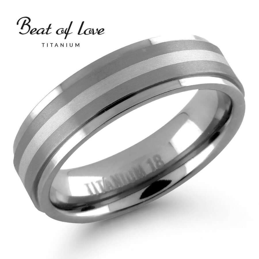 Beat of Love kihlasormus TI-187-6mm