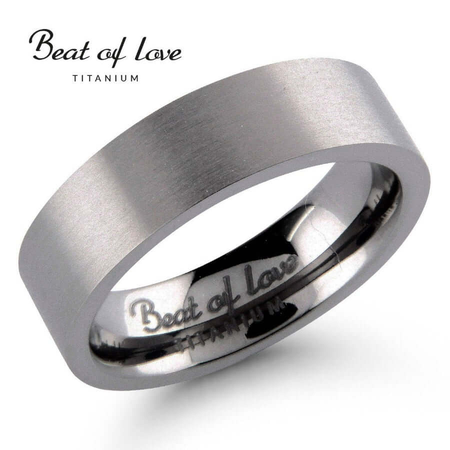 Beat of Love Kihlasormus TI-031-6mm