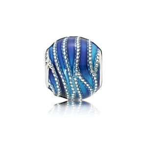 Pandora Blue Swirls Charm Hela 797012ENMX