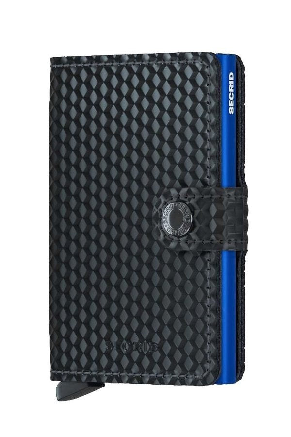 Secrid miniwallet Cubic Black Blue lompakko
