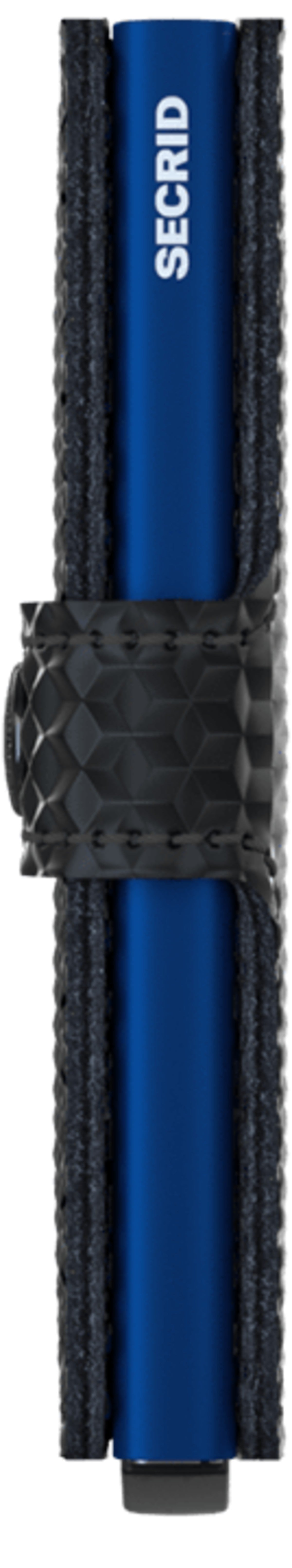 Secrid miniwallet Cubic Black Blue lompakko