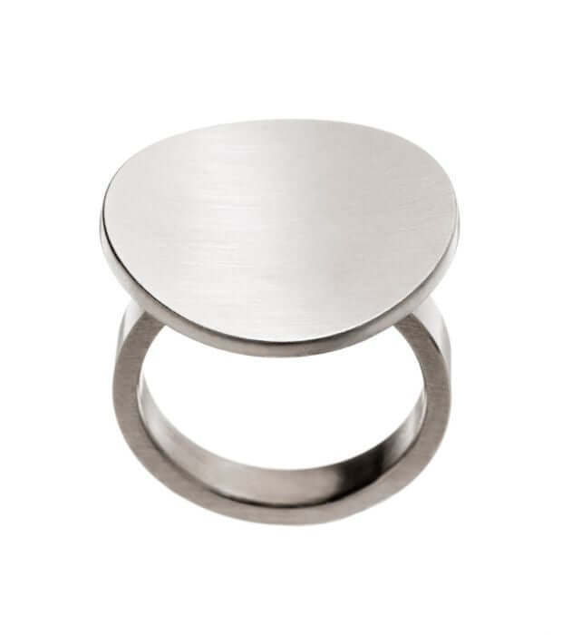 Edblad Concave Ring Matt Steel sormus