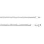 14k Valkokulta kaulaketju 4 mm - 42 cm