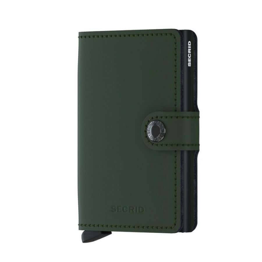 Secrid Miniwallet Matte Green Black lompakko