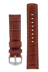 Hirsch Grand Duke punaruskea kellon ranneke 02528070