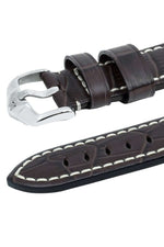 Hirsch Knight ruskea kellon ranneke