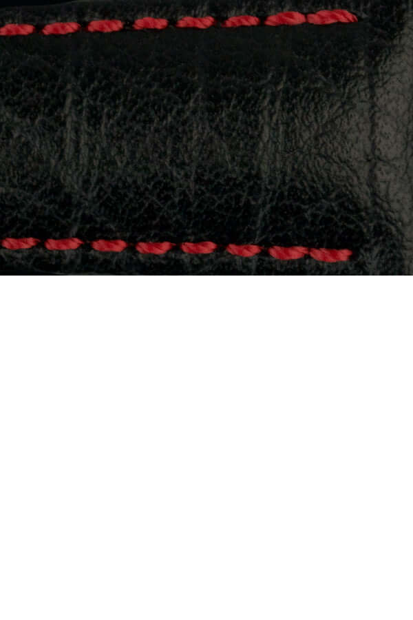 Hirsch Jumper musta punainen kellon ranneke 04402051-18