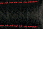 Hirsch Jumper musta punainen kellon ranneke 04402051-18