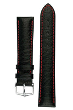 Hirsch Jumper musta punainen kellon ranneke 04402051-18