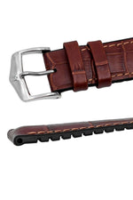 Hirsch Paul punaruskea kellon ranneke 092502807