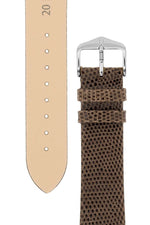 Hirsch Lizard ruskea 18 mm kellon ranneke 01766010-18