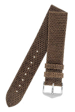 Hirsch Lizard ruskea 18 mm kellon ranneke 01766010-18