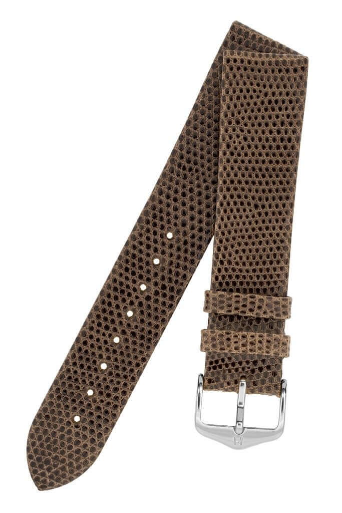 Hirsch Lizard ruskea 18 mm kellon ranneke 01766010-18