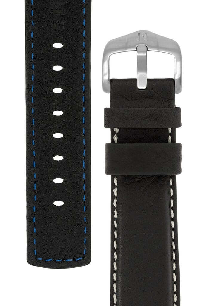 Hirsch Mariner musta kellon ranneke