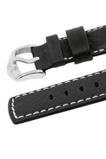 Hirsch Mariner musta kellon ranneke