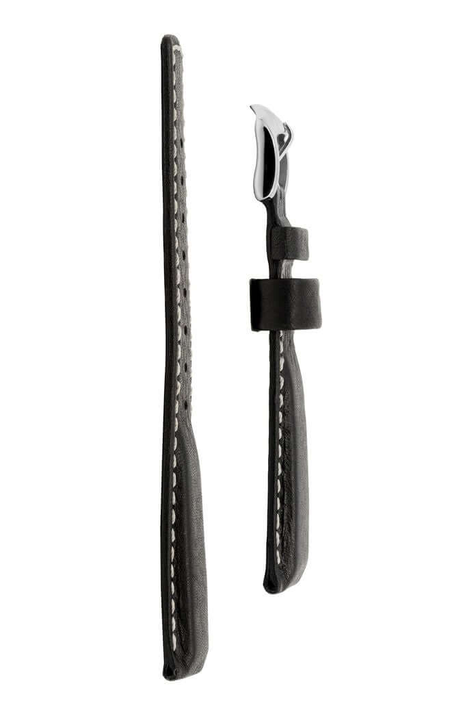 Hirsch Mariner musta kellon ranneke