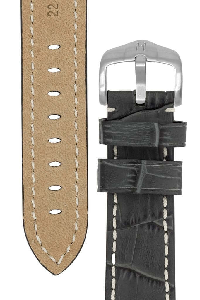 Hirsch Knight harmaa kellon ranneke