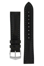 Hirsch Lucca musta kellon ranneke 04902050