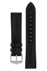 Hirsch Lucca musta kellon ranneke 04902050