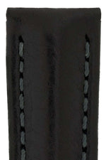 Hirsch Lucca musta kellon ranneke 04902050