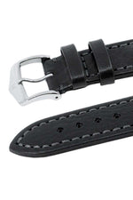Hirsch Lucca musta kellon ranneke 04902050