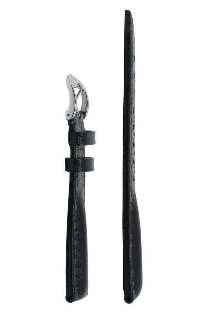 Hirsch Lucca musta kellon ranneke 04902050