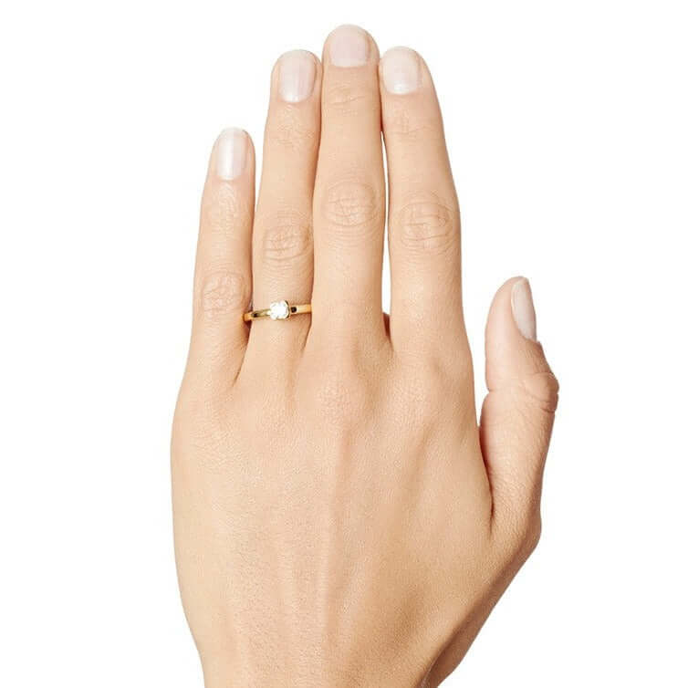 Efva Attling Love Bead Wedding Ring timanttisormus