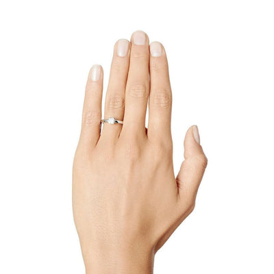 Efva Attling Love Bead Wedding Ring timanttisormus