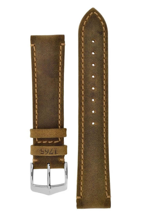 Hirsch Heritage ruskea 22 mm kellon nahkaranneke