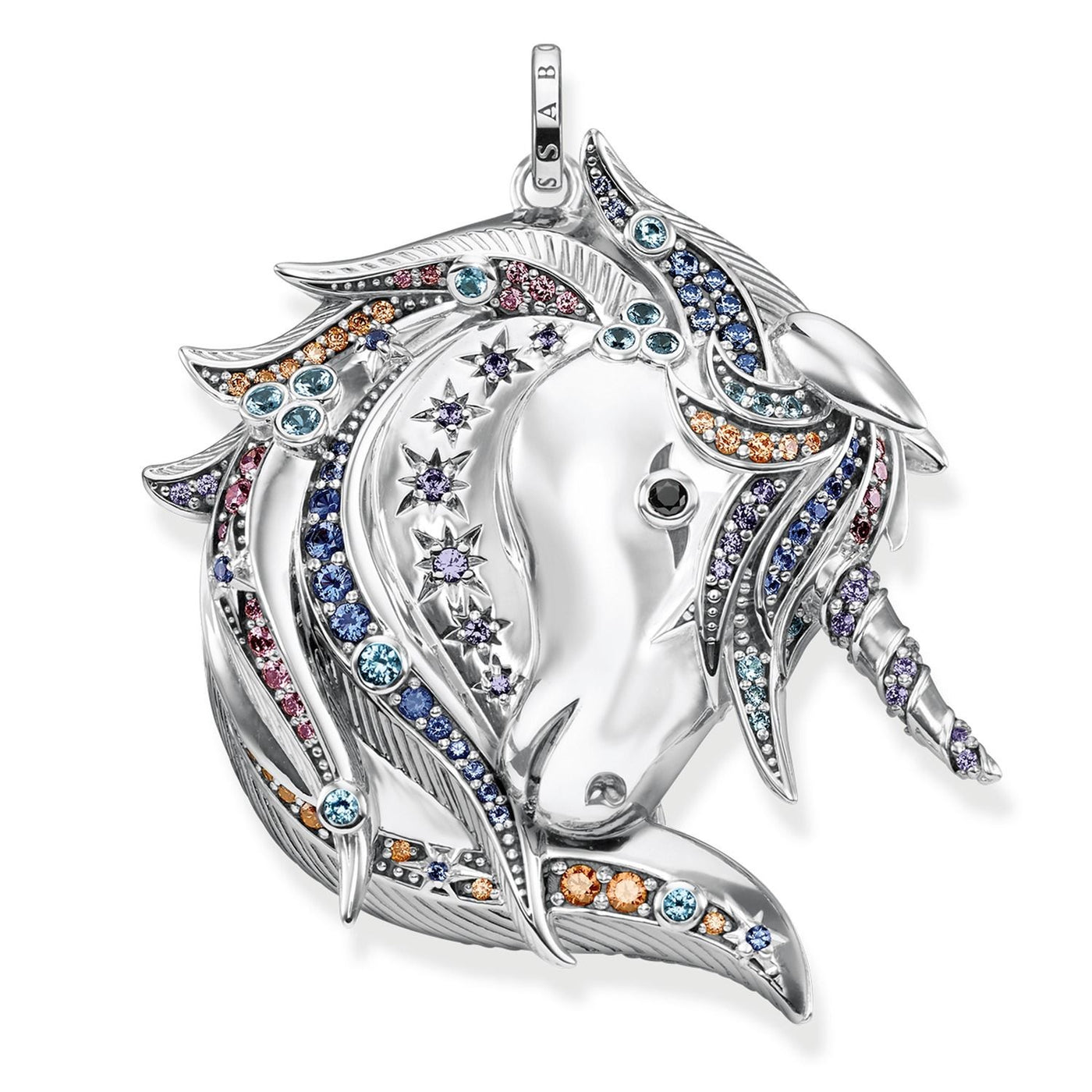 Thomas Sabo Royalty Unicorn Silver riipus PE821-945-7