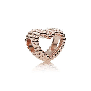 Pandora Rose Beaded Heart charm hela 787516