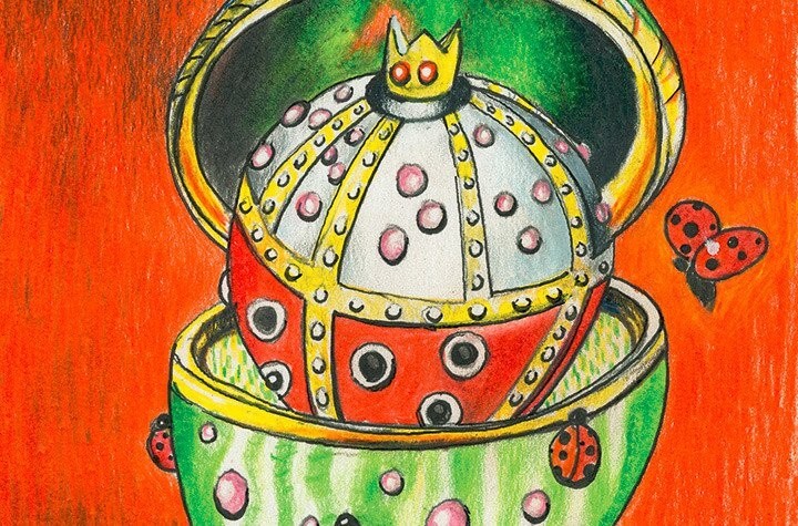 AAlessi Faberjori Re Coccinello koriste MJ168