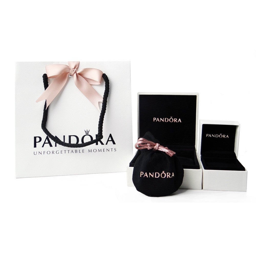 Pandora Iridescent White Glass Murano hela
