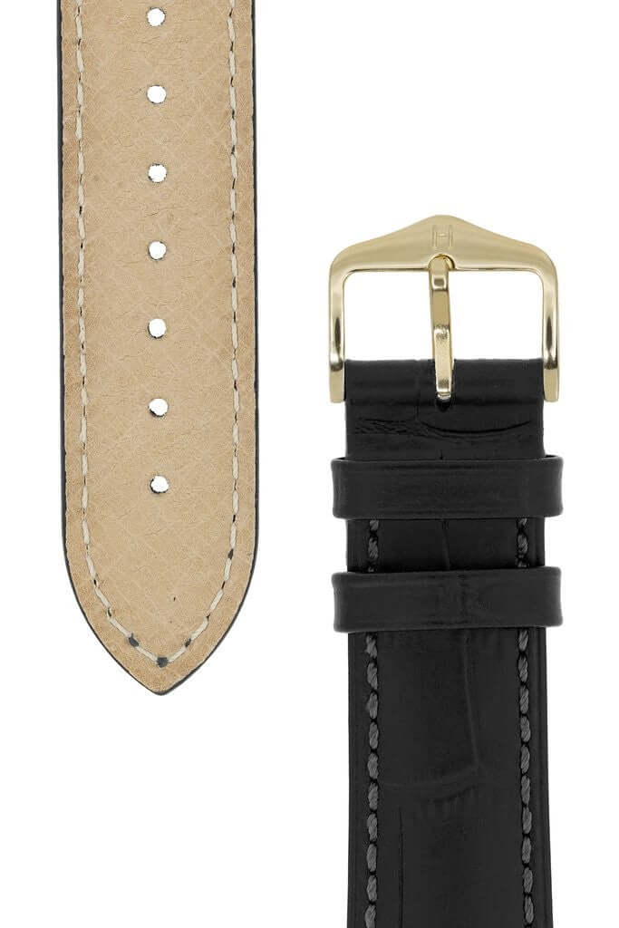 Hirsch Duke musta kellon ranneke