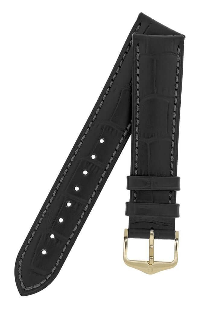 Hirsch Duke musta kellon ranneke