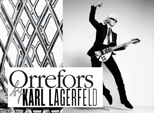 Orrefors Karl Lagerfeld Maljakko Round