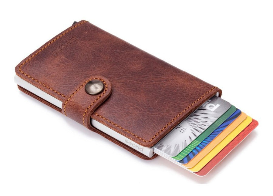 Secrid Miniwallet Vintage Brown lompakko