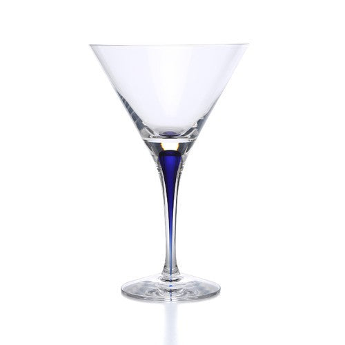Orrefors Intermezzo sininen martinilasi