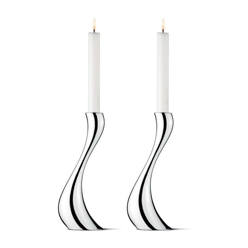 Georg Jensen Cobra kynttilänjalat isot -3586623