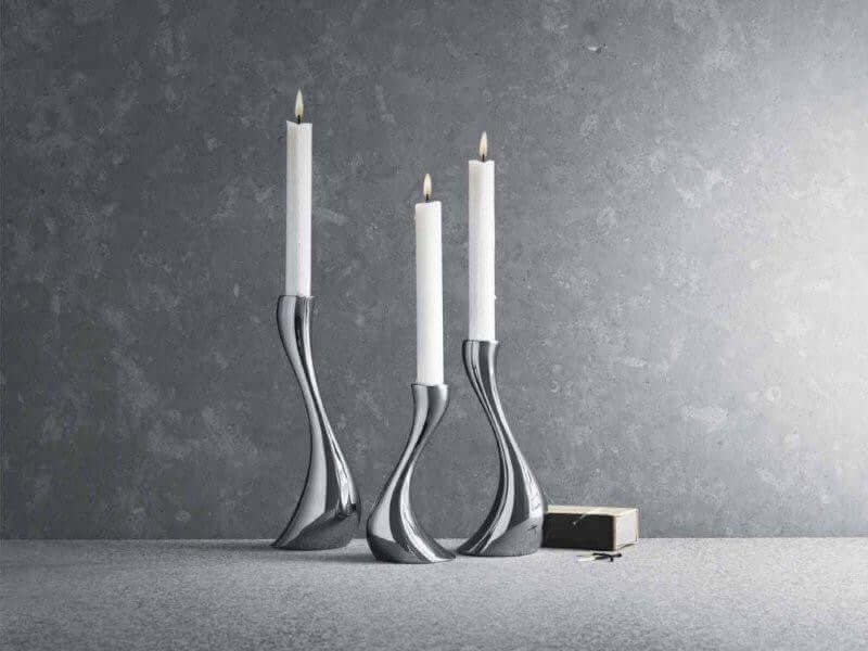 Georg Jensen Cobra kynttilänjalat isot -3586623