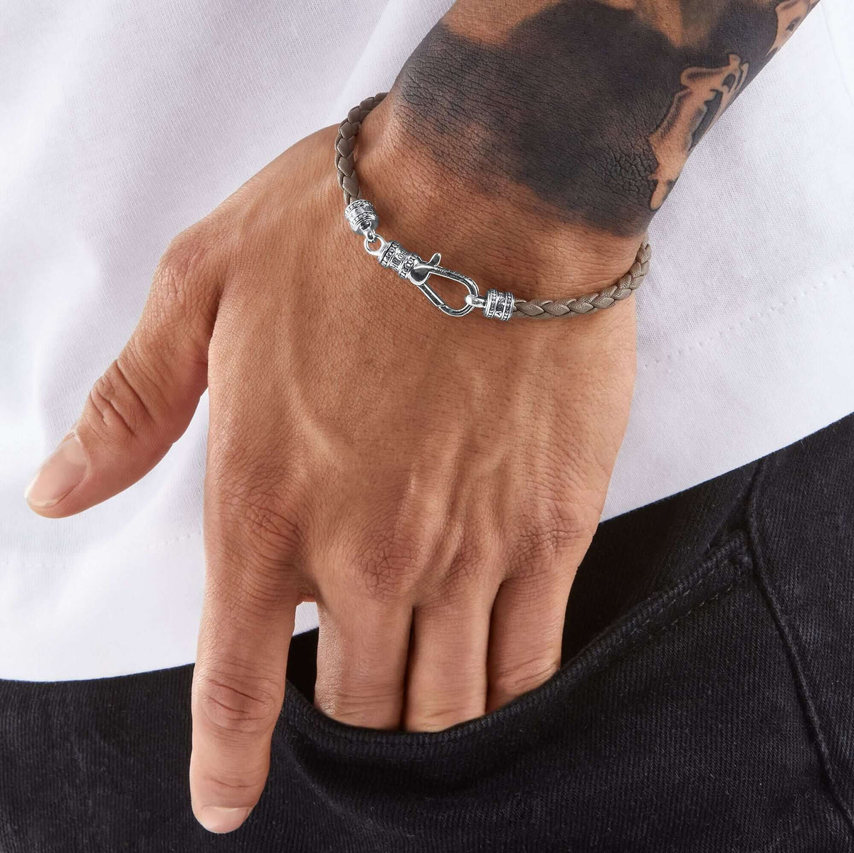 Thomas Sabo Nahkainen Rannekoru a2012-682-5-L19