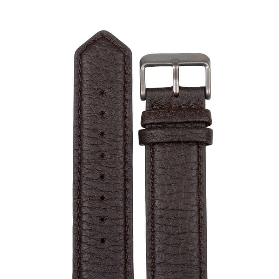 Aarni hirvennahkainen ranneke, ruskea 20 mm