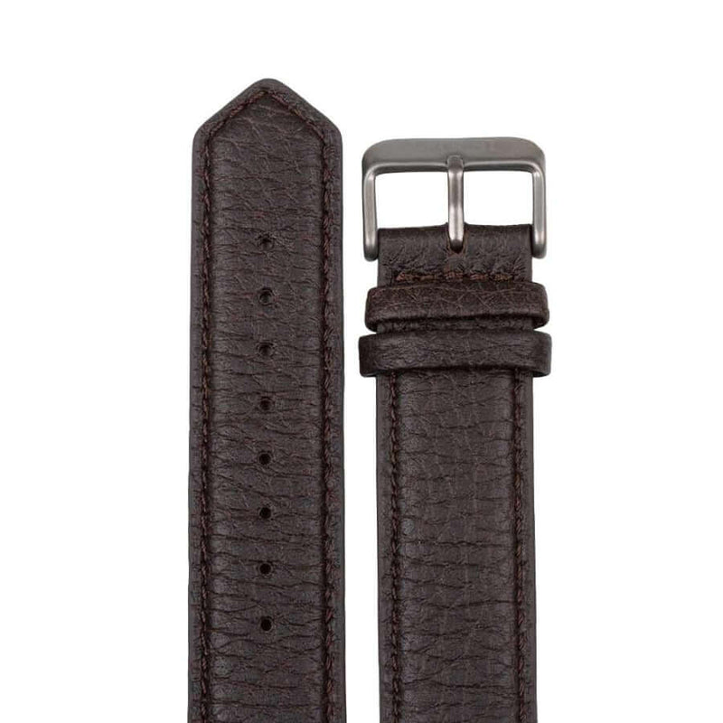 Aarni hirvennahkainen ranneke, ruskea 20 mm