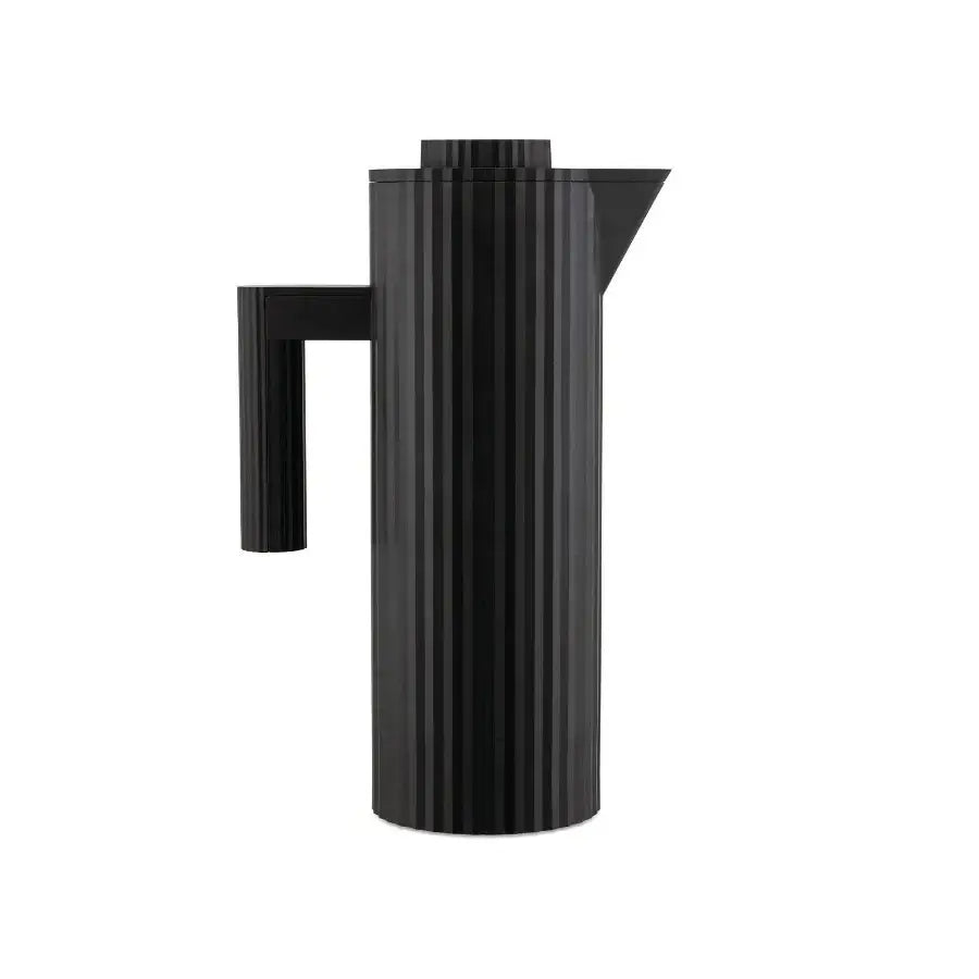 Alessi Plissé Termoskannu Musta MDL12B 